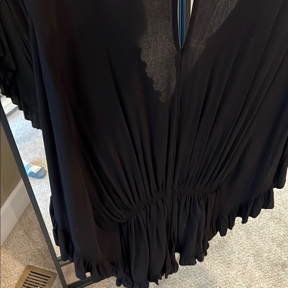 L*Space Swim Cover-Up XS Black - Picture 3 of 4